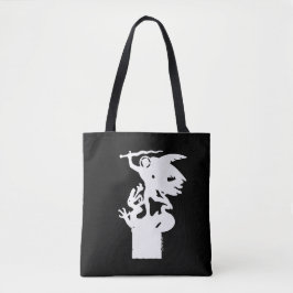 Saint Michael und Dragon (in Weiß) Tasche