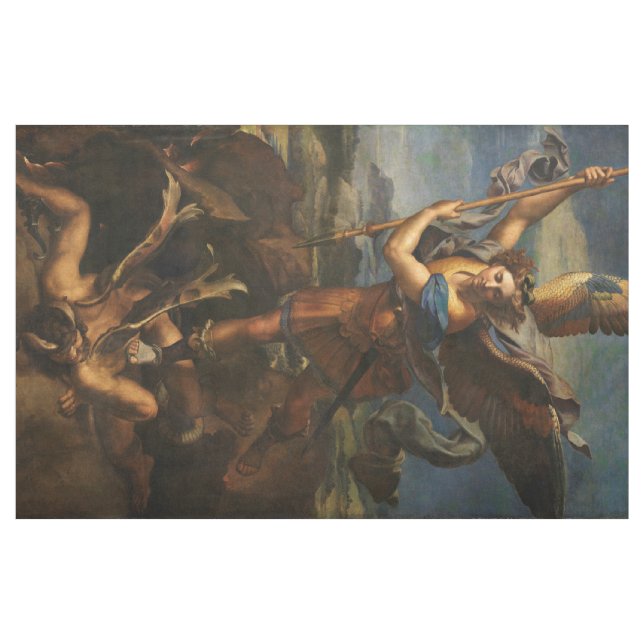 Saint Michael Vanquishing Satan Stoff (Yard (91,4 cm))