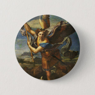Saint Michael Vanquishing Satan von Raphael Button