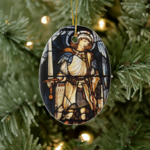 Saint Michael von Sir Edward Coley Burne-Jones Keramikornament
