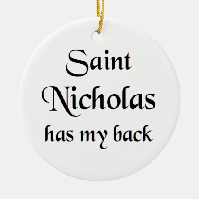 saint nicholas coffee mug keramik ornament (Vorne)