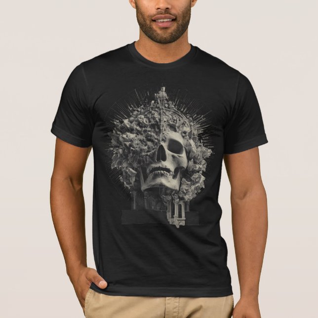 Saint of Ruins – Gothic Vanitas T-Shirt (Vorderseite)