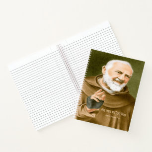 Saint Padre Pio Notizbuch