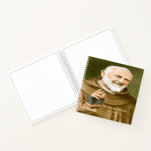 Saint Padre Pio Notizbuch