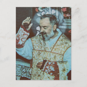 Saint Padre Pio Postkarte