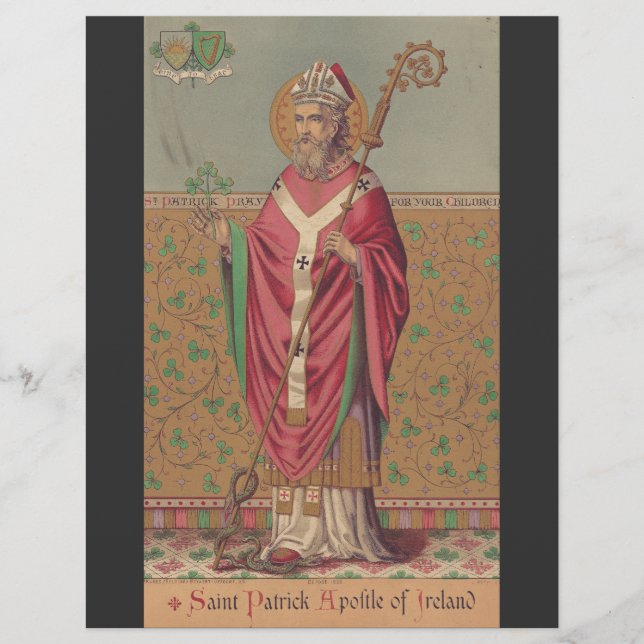 Saint Patrick Apostle von Irland Flyer (Vorne)