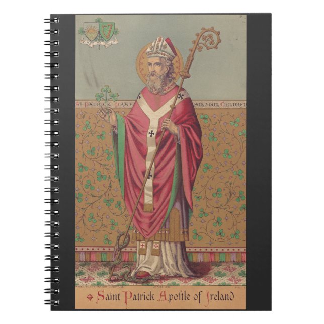 Saint Patrick Apostle von Irland Notizblock (Vorderseite)