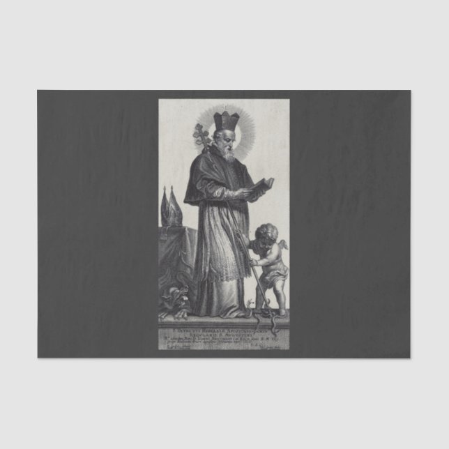 Saint Patrick Bishop und Confessor Seidenpapier (Vorderseite)