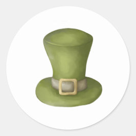 Saint Patrick elf Clip Art Runder Aufkleber