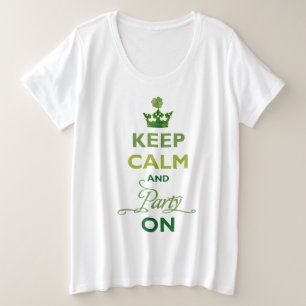SAINT PATRICK Gardez Le Calme Sur Le Shamrock Irla