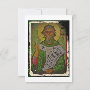 Saint Patrick Icon über grünes Hintergrund