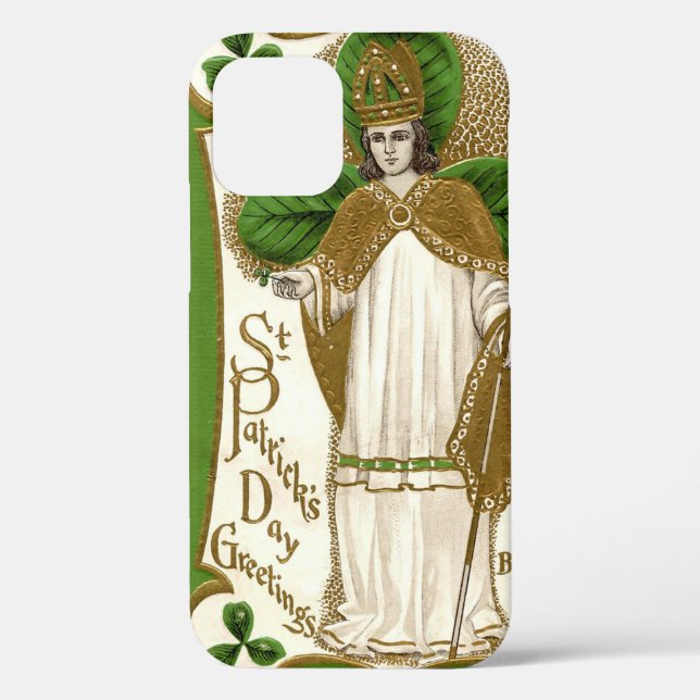 Saint Patrick, Kleeblatt Case-Mate iPhone Hülle (Rückseite)