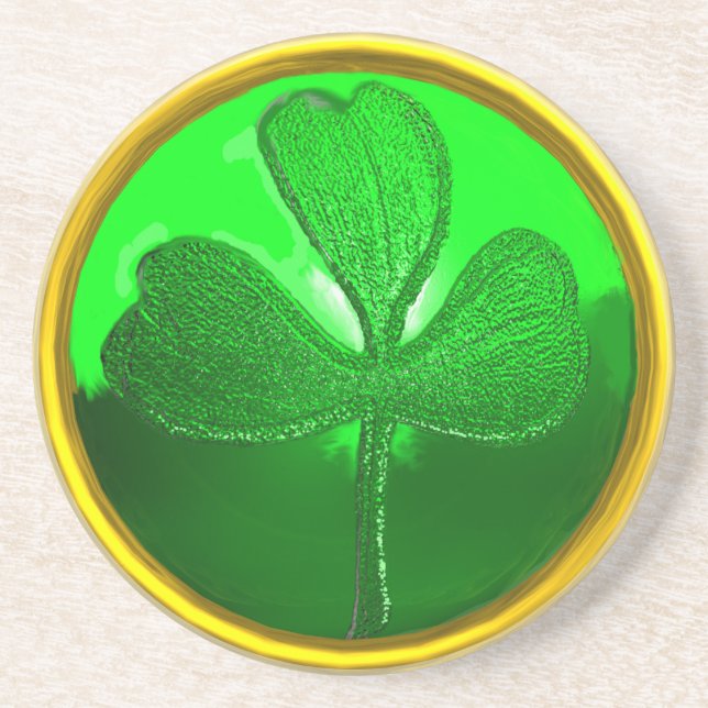 SAINT PATRICK-KLEEBLATT GETRÄNKEUNTERSETZER (Vorne)