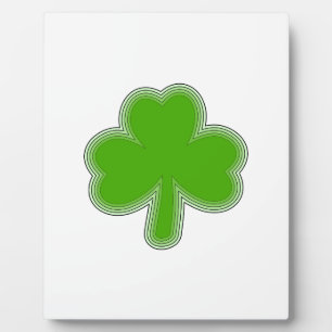 Saint-Patrick-Kleeblatt Zeichnend Fotoplatte