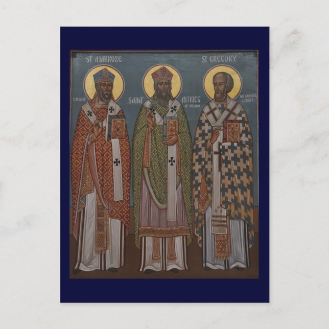 Saint Patrick Postkarte (Vorderseite)