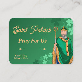 Saint Patrick Prayer Card – Breastplate Prayer Platzkarte