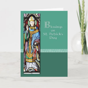 Saint Patrick Segings, Religious Green Karte