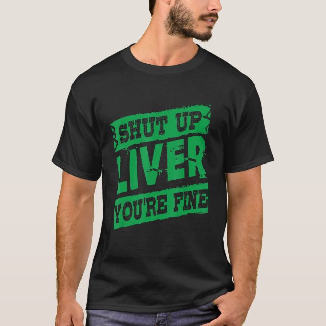 Saint Patrick Shut Leber Du bist eine schöne grüne T-Shirt (Vorderseite)
