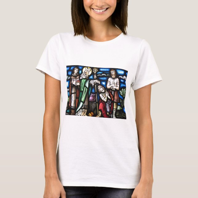 Saint Patrick und seine Anhänger T-Shirt (Vorderseite)