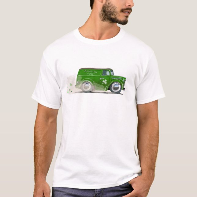  Saint Patrick vintage Cartoon Van T-Shirt (Vorderseite)