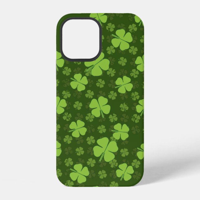 SAINT PATRICKS 4 LEAF CLOVER iPhone 12 HÜLLE (Rückseite)