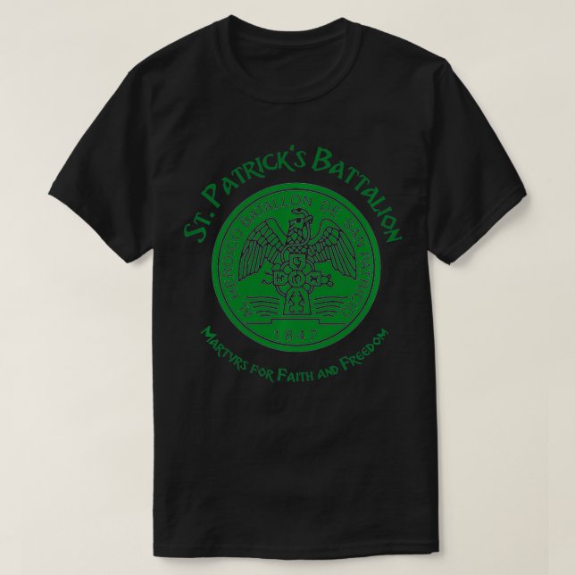 Saint Patricks Battalion San Patricios T-Shirt (Design vorne)