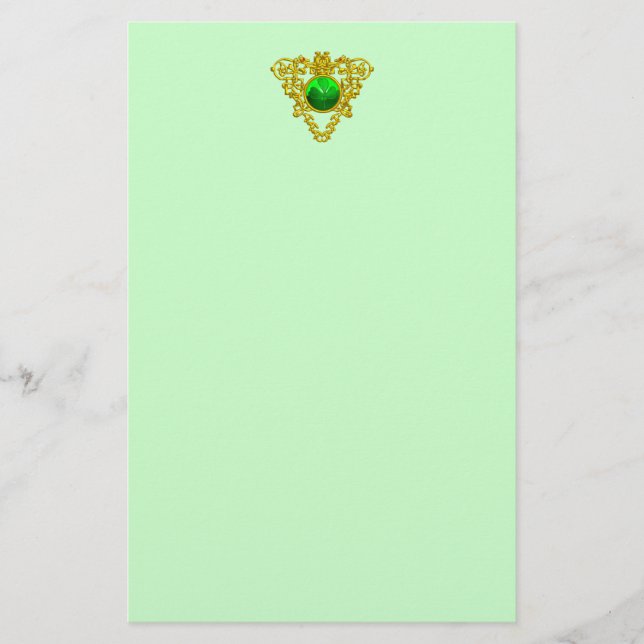 SAINT PATRICK'S CELTIC HERART, KLEEBLATT BRIEFPAPIER (Vorderseite)