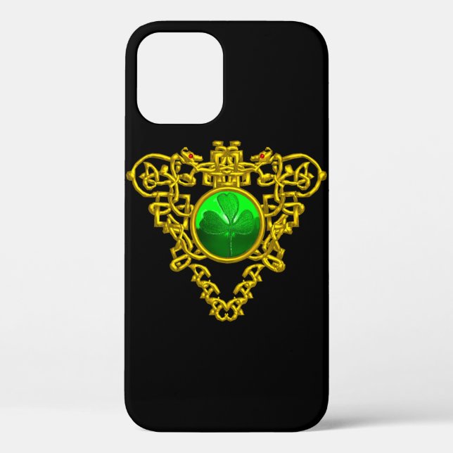 SAINT PATRICK'S CELTIC HERART, KLEEBLATT Case-Mate iPhone HÜLLE (Rückseite)