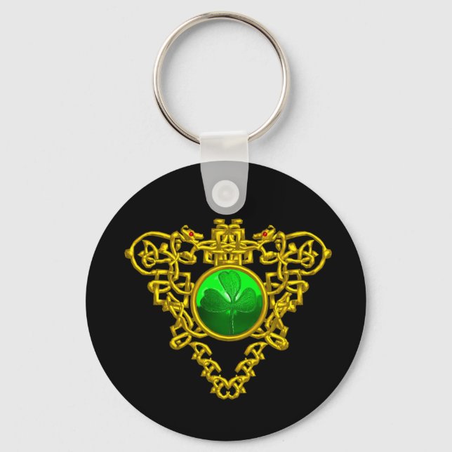 SAINT PATRICK'S CELTIC HERART SCHLÜSSELANHÄNGER (Vorderseite)