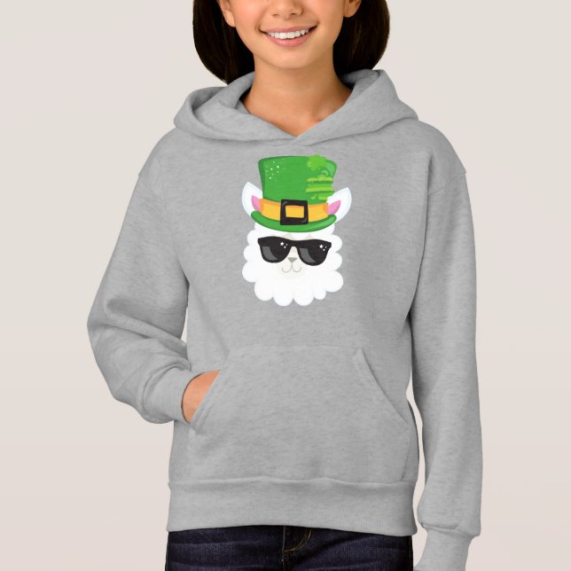 Saint Patrick's Day, Alpaca, Llama, Leprechaun Cas (Devant)