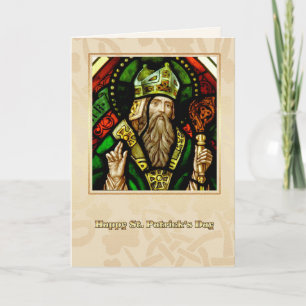 Saint Patrick's Day Bénédictions Carte religieuse