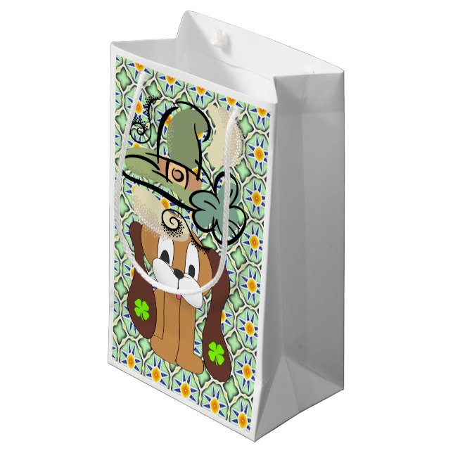 Saint Patrick's Day Cadeau sac chien (Devant Angle)