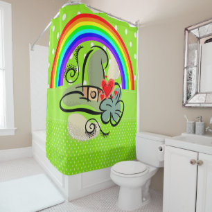 Saint Patrick's Day Douche rideau Arc-en-ciel