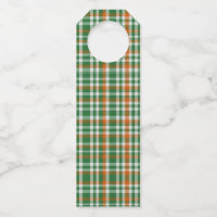 Saint Patrick's Day Irland Flaggenfarbener Gingham