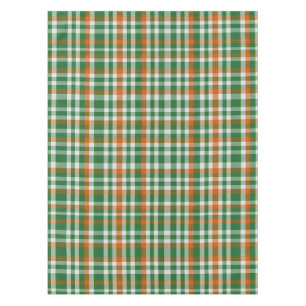 Saint Patrick's Day Irland Flaggenfarbener Gingham Tischdecke
