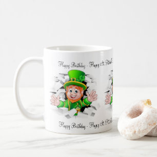 Saint Patrick's Day Joyeux Anniversaire Mug