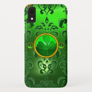 SAINT PATRICK'S DAY KLEEBLATT MIT GREEN DAMASK Case-Mate iPhone HÜLLE
