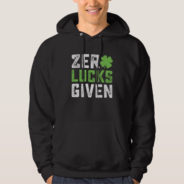 Saint Patrick's Day Shamrock Irish Hoodie (Vorderseite)