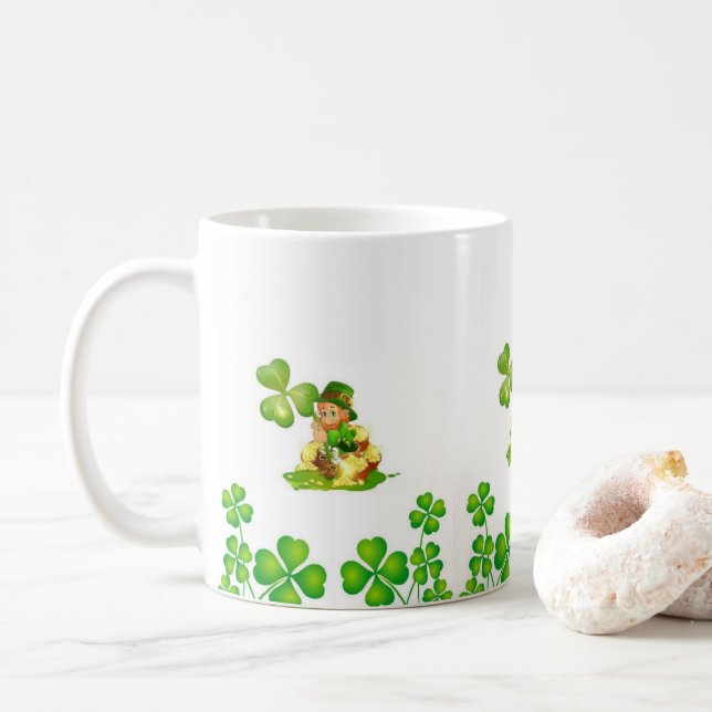 Saint Patrick's Day Tasse (Mit Donut)