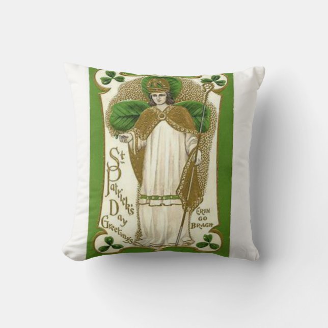 Saint Patrick's Day Throw Kissen (Vorderseite)