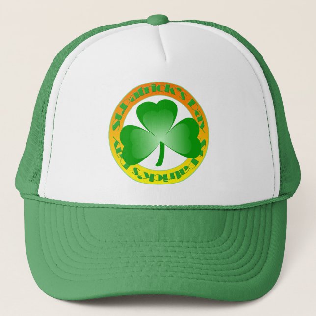 Saint Patrick's Day Trucker Hat Truckerkappe (Vorderseite)