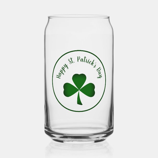 Saint Patrick's Day Vert Shamrock Lucky Clover (Recto)