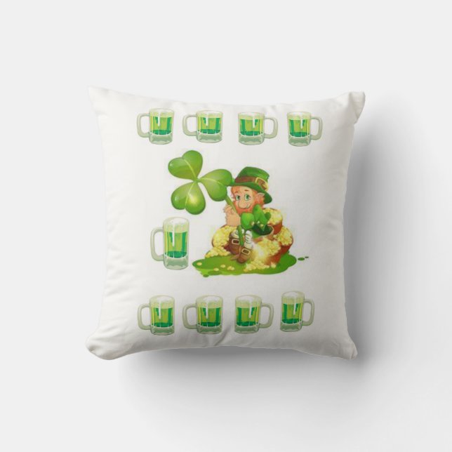 Saint Patricks Day Wurfkissen Kissen (Vorderseite)