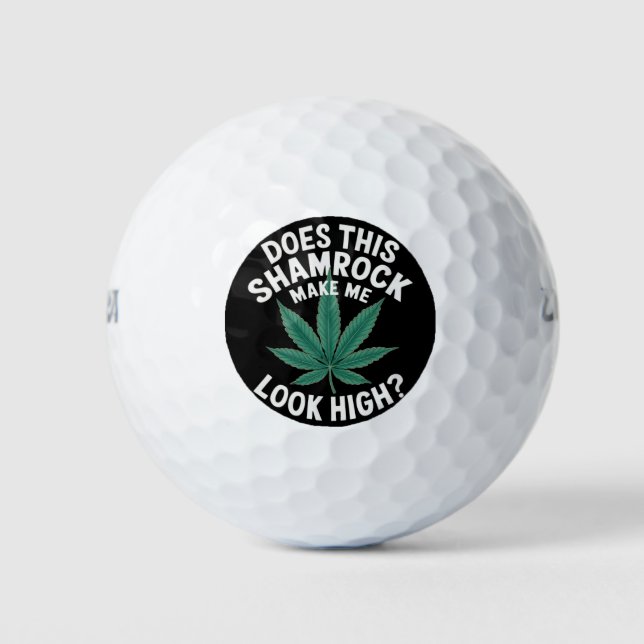 Saint Patricks Funny Party für Typ Große Parade Golfball (Vorderseite)