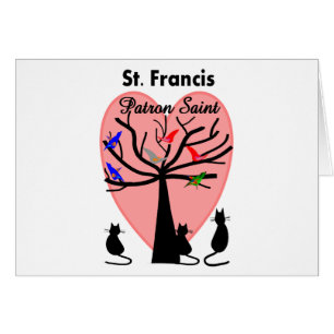 Saint patron du St Francis--Arbre et animaux