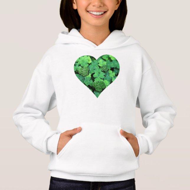 Saint-Patties Day, shamrock vert, Coeurs irlandais (Devant)