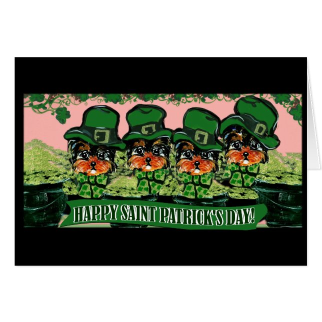 Saint Patty Yorkie Poos (Vorderseite (Horizontal))