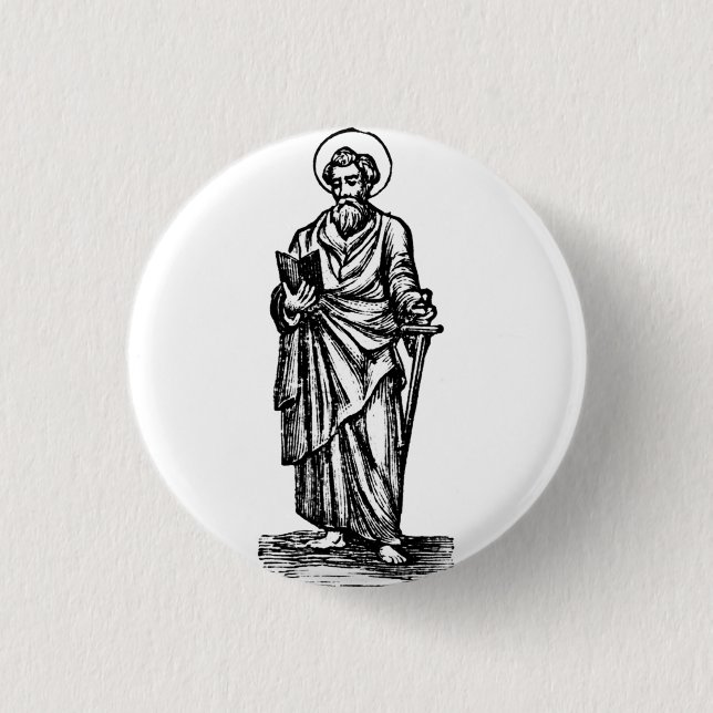 Saint Paul Apostle an die Andern Button (Vorderseite)