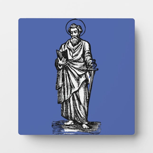 Saint Paul Apostle an die Andern Fotoplatte (Vorderseite)
