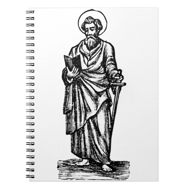 Saint Paul Apostle an die Andern Notizblock (Vorderseite)